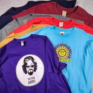 Mens 2XL 3XL T-Shirt Bundle - 7 Short Sleeve Workwear Beaters Chore Garage Paint